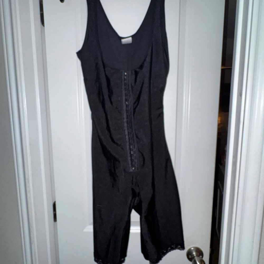Black Full-Body Shapewear Romper Stage 1 Faja XXL